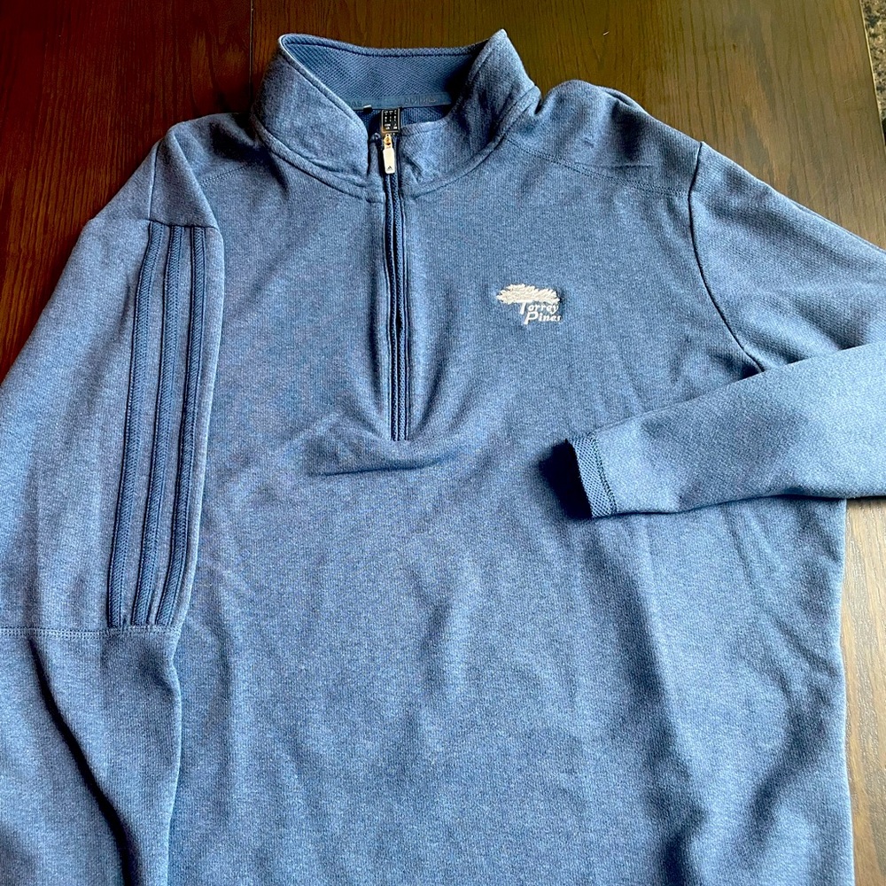 Adidas primegreen Torrey pines q zip Large